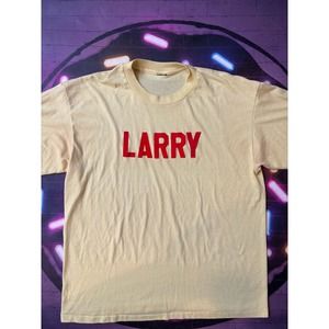 Vintage 80's Larry Basic shirt size Large Screen stars cut tag